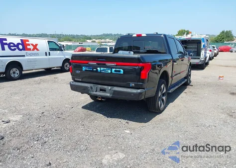 2023 Ford F-150 Lightning Platinum from USA, damaged, VIN 1FT6W1EV9PWG09355